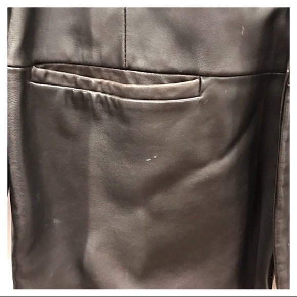 {Kenneth Cole} Leather Jacket, XL - Picture 3 of 8